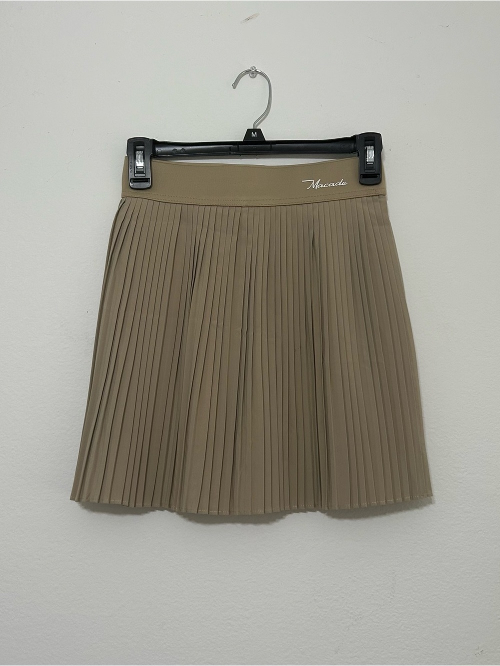 Macade golf Pleated Mini Skirt in Tan
